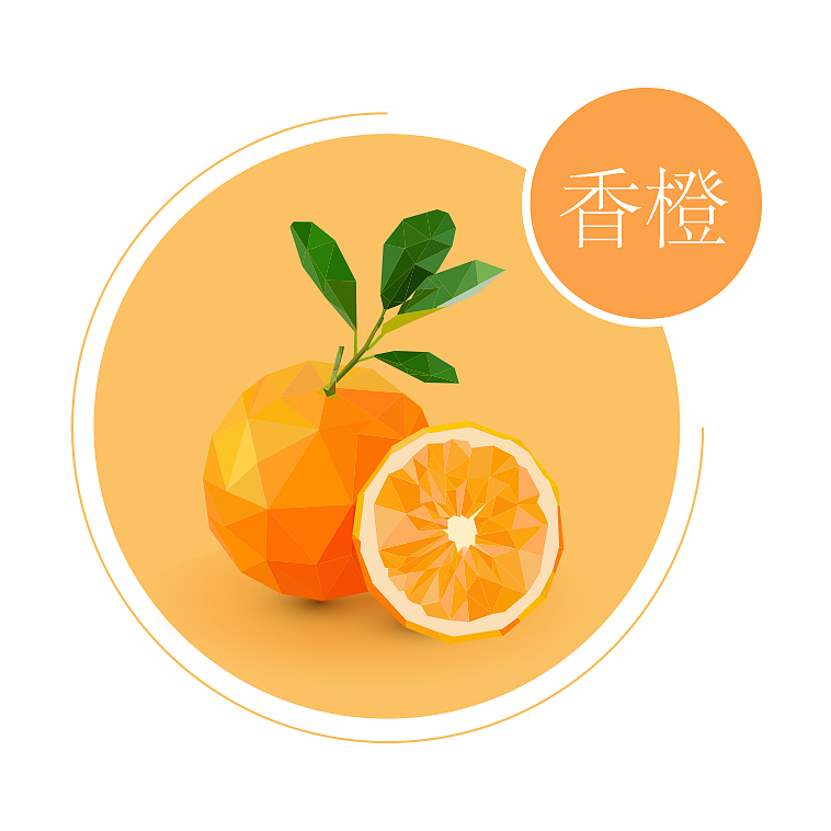 多边形水果（图ZMjg3NDcxODQ=） - 图案 - 站酷设计师BURURU原创素材 - 站酷ZCOOL