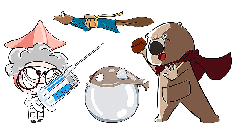 水一方形象/动画设计