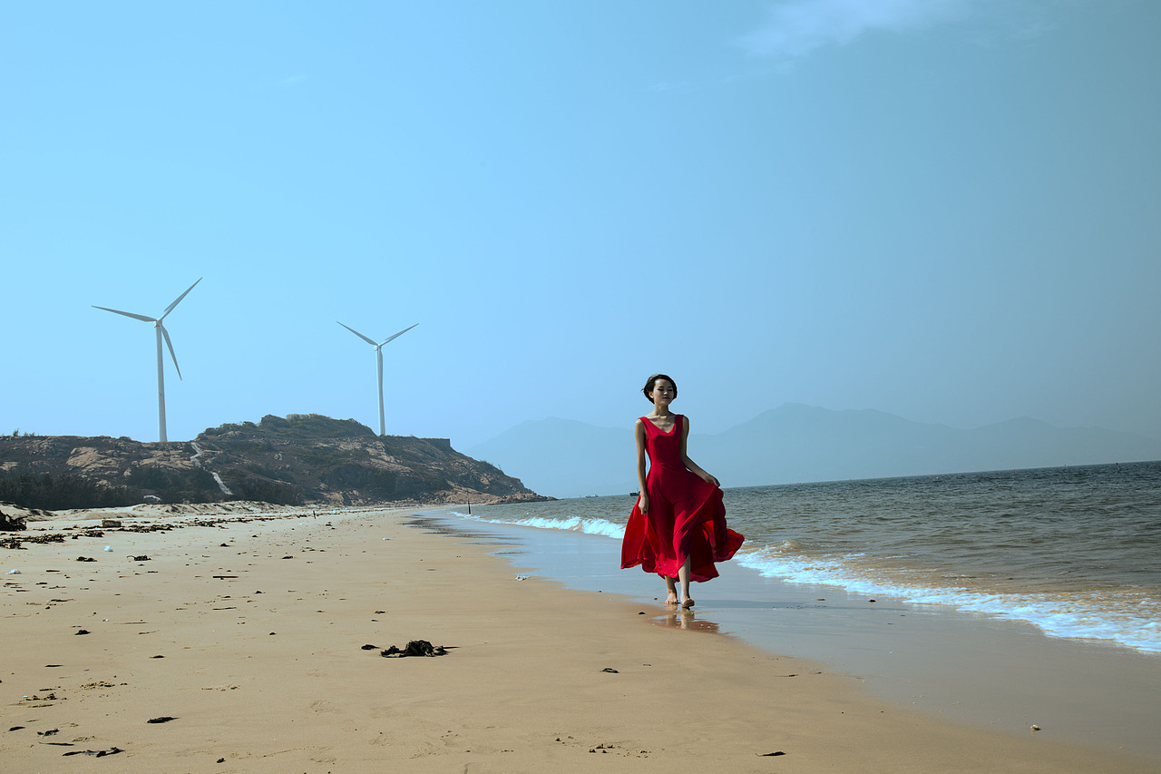 风车岛人像风光