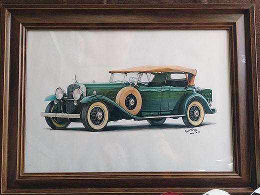 【重拾手绘】 老爷车1930  Cadillac V-16