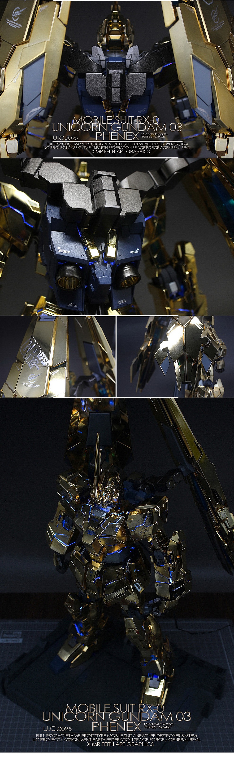 PG RX-0 Unicorn Gundam独角兽3号机 Phenex. No3410b（图ZOTk2MDYwNDA=） - 手办/模玩 - 站酷设计师Mr_Feith原创素材 - 站酷ZCOOL