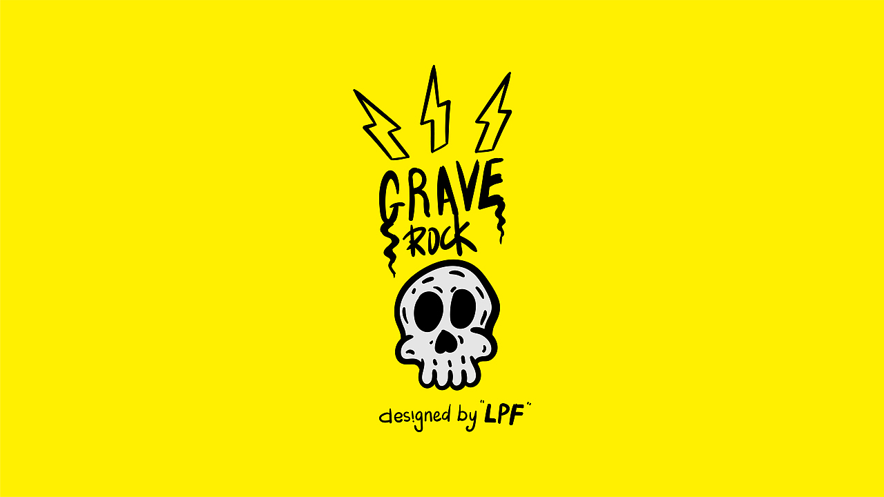 Rock N'Roll On The Grave 徽章视觉设计（图ZMjQ1NDQ0MjIw） - 生活用品 - 站酷设计师Pafenlee原创素材 - 站酷ZCOOL