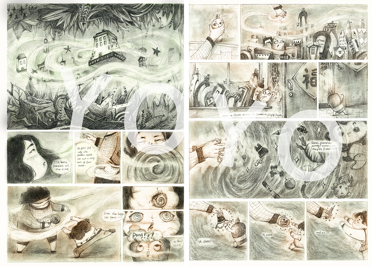 外婆家的花露水（图ZMjMzNzQ1MTMy） - 中/长篇漫画 - 站酷设计师肚肚不可爱吗原创素材 - 站酷ZCOOL