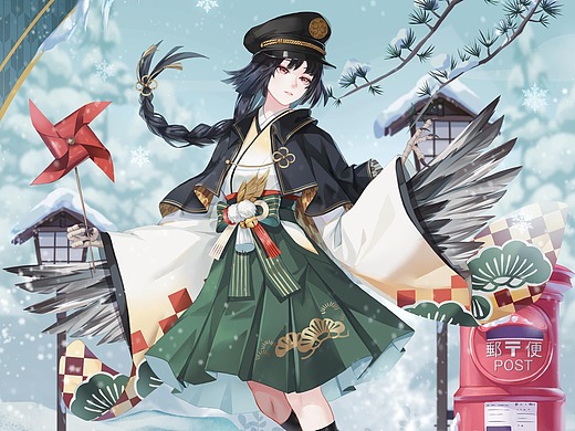 《妖精的尾巴——魔导少年》中秋节气图|插画|游戏原画|瑠_ryuu_原创