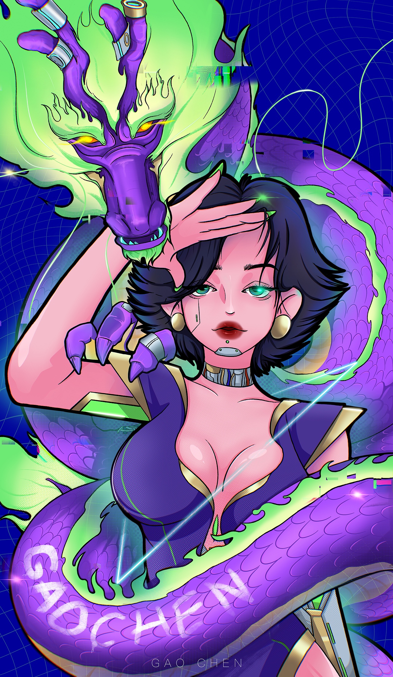 DRAGON GIRL（图ZMjY1MDUyODk2） - 创作习作 - 站酷设计师球球球GC原创素材 - 站酷ZCOOL