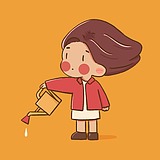商业插画（悬浮侧栏作者头像） - 原创素材 - 站酷设计师小栗栗云原创素材 - 站酷ZCOOL