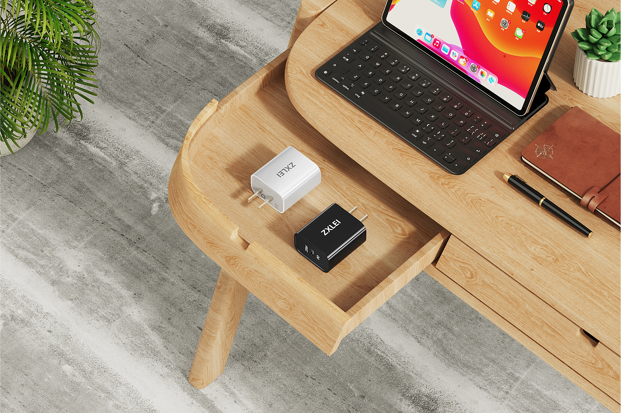 keyshot 白色充电器场景图（图ZMjU0MzI1Mjky） - 产品 - 站酷设计师水煮五仁原创素材 - 站酷ZCOOL