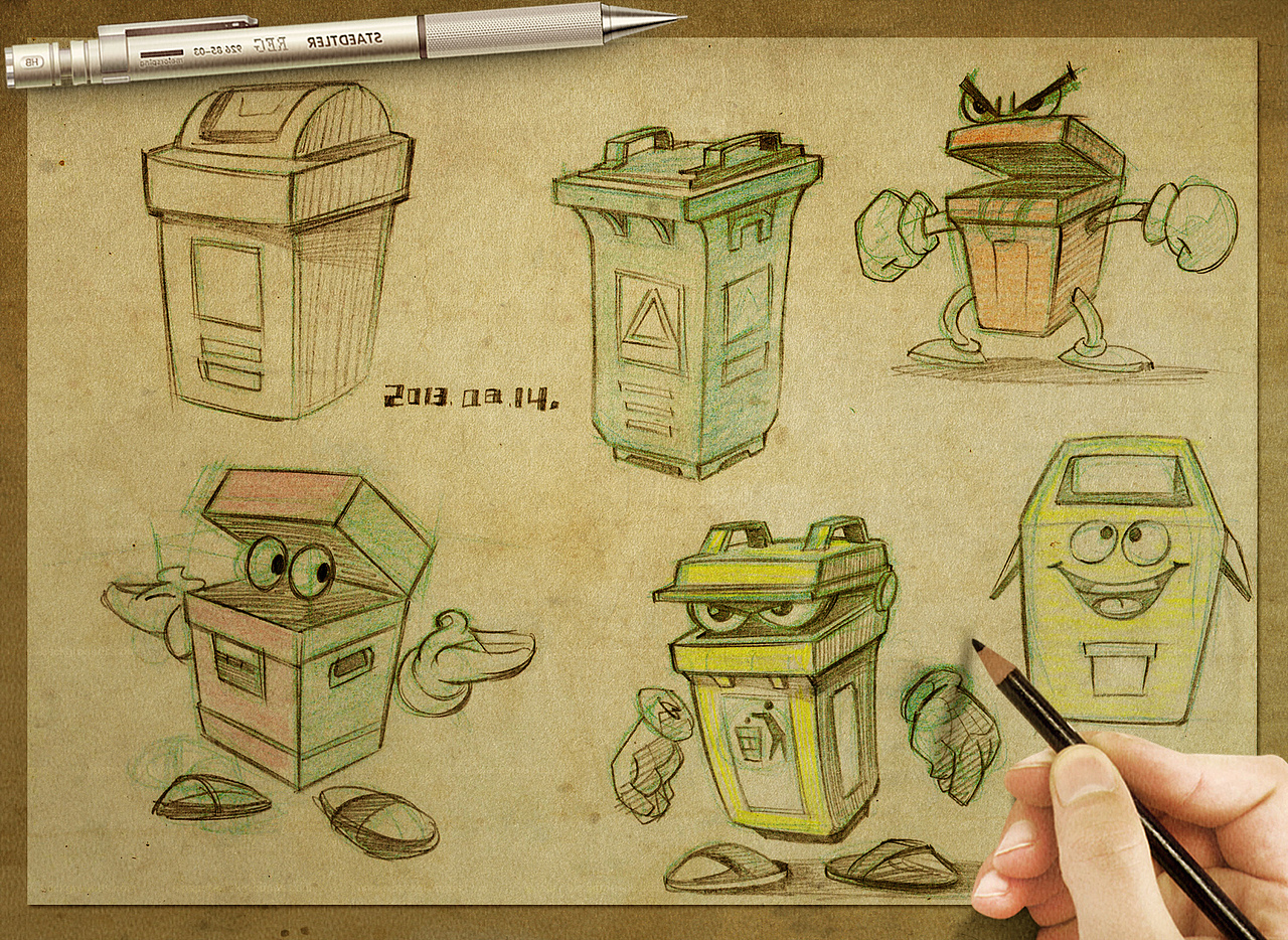 TV_Game【回收大亨】设计资料（图ZNDc3NDg3MDQ=） - 游戏原画 - 站酷设计师石头仔的天空之城原创素材 - 站酷ZCOOL