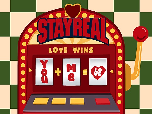 214情人节氛围海报-stayreal