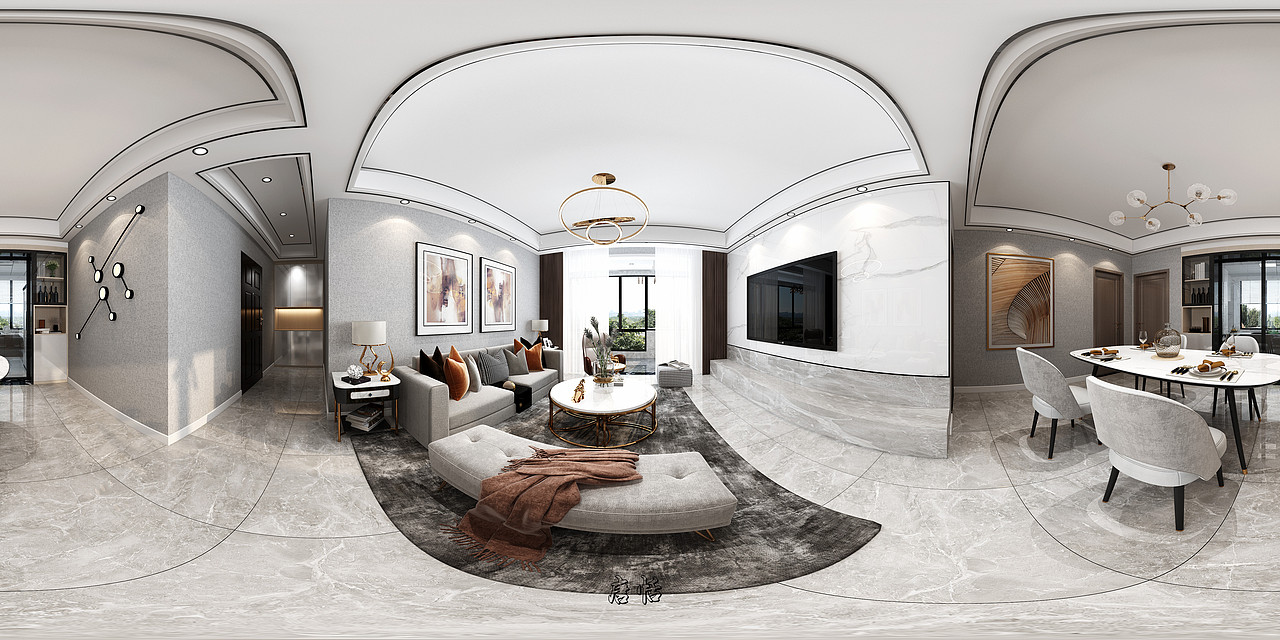 轻奢+现代风格,营造多元化空间!