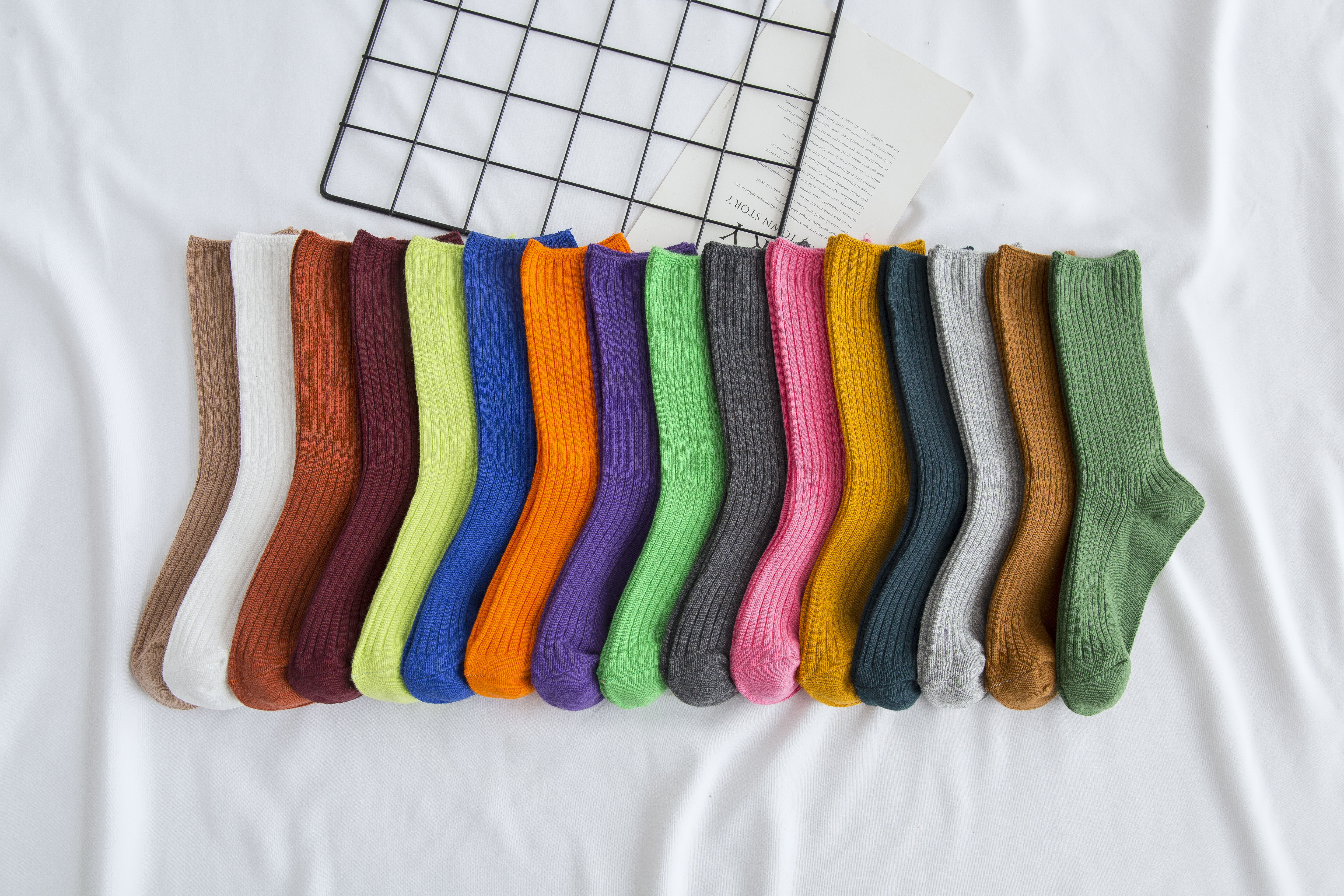 女士袜子夏季堆堆袜棉袜吸汗款样图