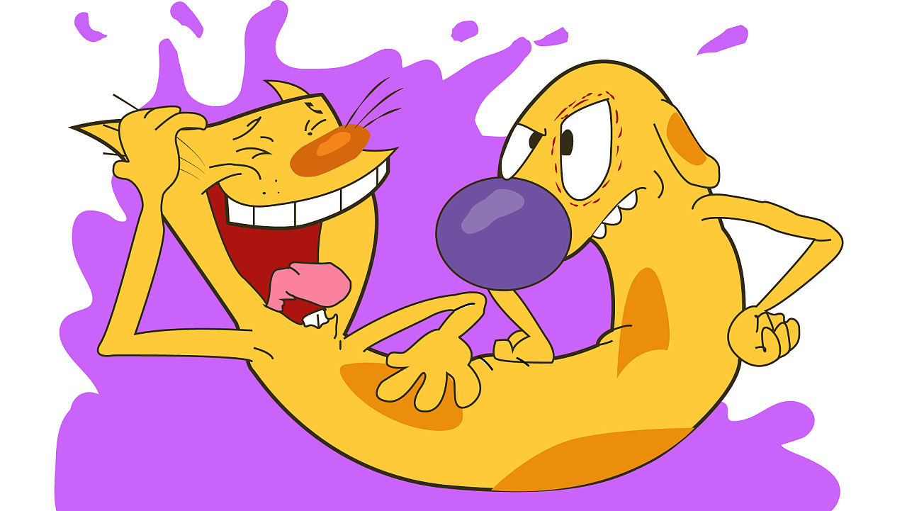 《猫狗/catdog》动画片角色临摹