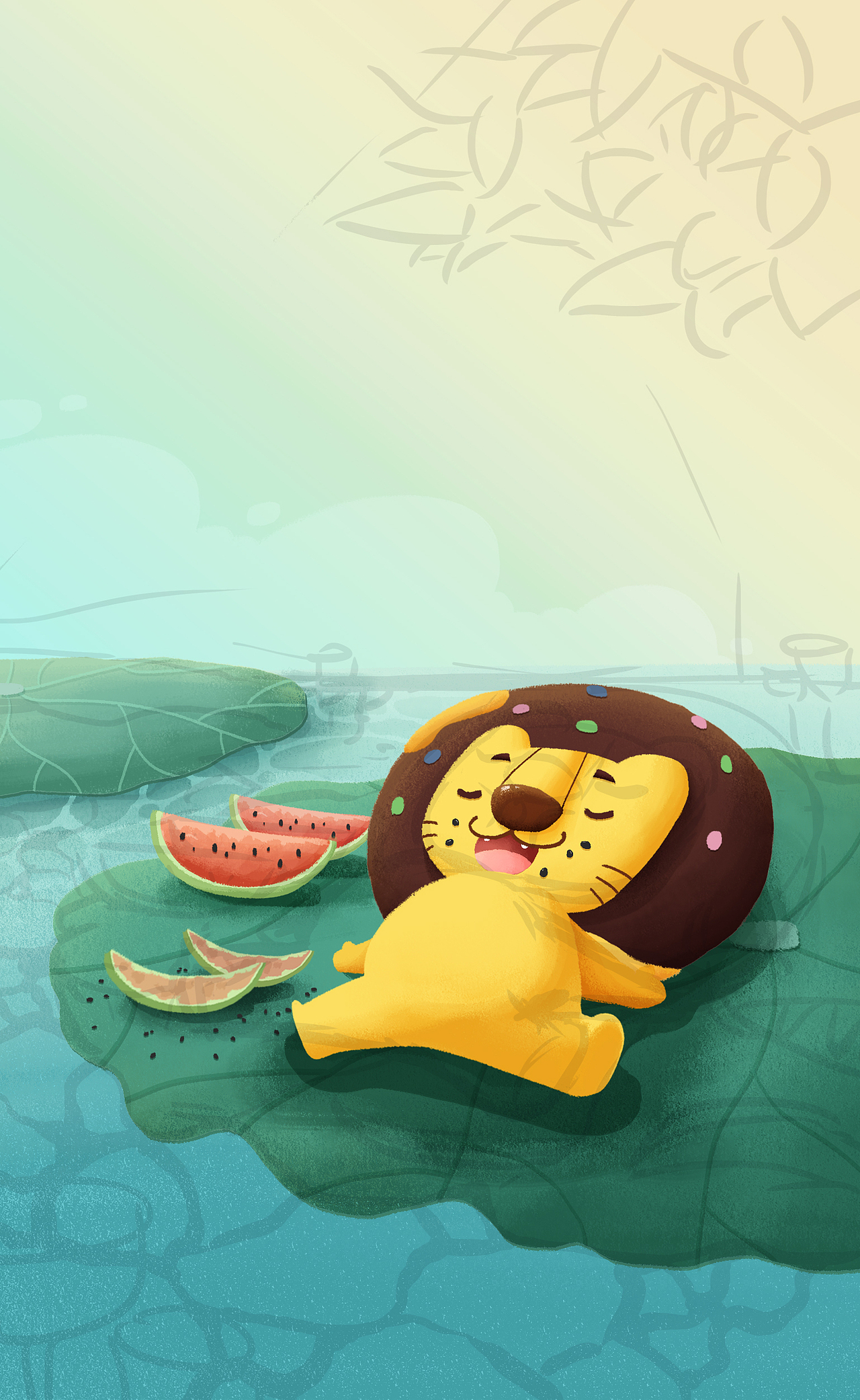 多纳节气插画贺图绘制（图ZMjE5ODMxOTk2） - 儿童插画 - 站酷设计师莫循edward原创素材 - 站酷ZCOOL