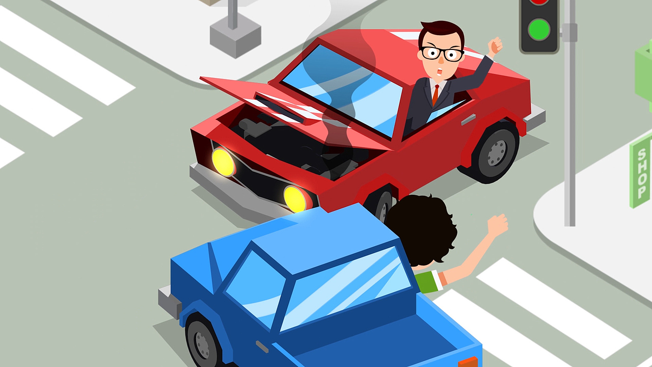 广州交警《通过路口要减速》宣传MG动画（图ZMTg1MTAxNDMy） - Motion Graphic - 站酷设计师得赛意斐原创素材 - 站酷ZCOOL