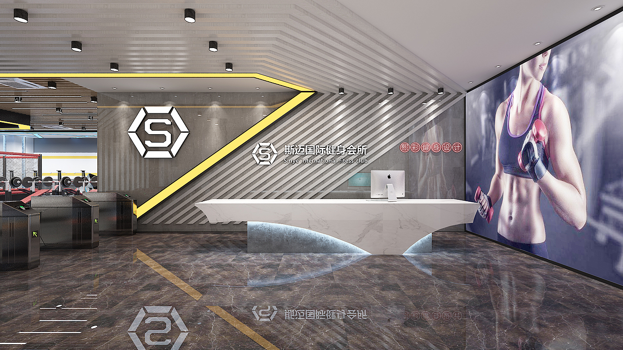 专业健身房设计公司|专业健身房设计师（图ZMTgxNTMyNzY4） - 展陈设计 - 站酷设计师品牌设计Calvin原创素材 - 站酷ZCOOL