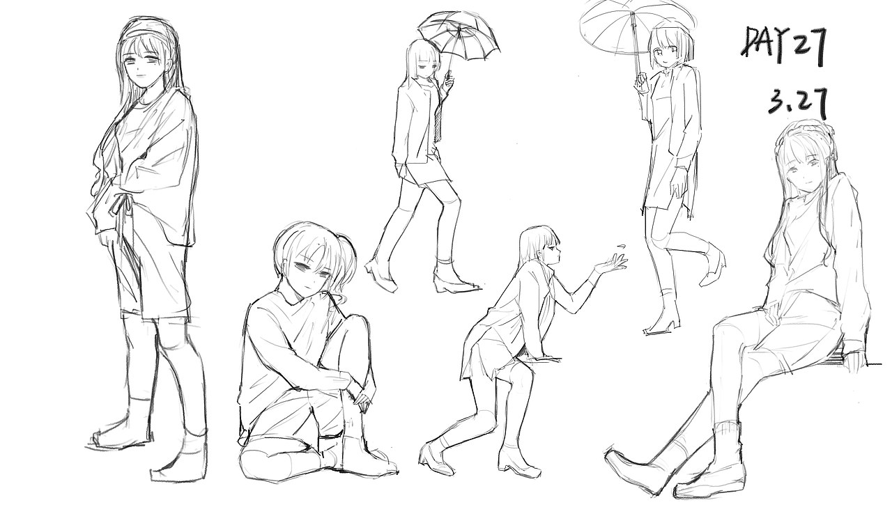 #速寫60天挑戰(zhàn)賽#day27@速寫班長（圖ZMjk0NTg5MDg4） - 創(chuàng)作習作 - 站酷設(shè)計師容瑯原創(chuàng)素材 - 站酷ZCOOL