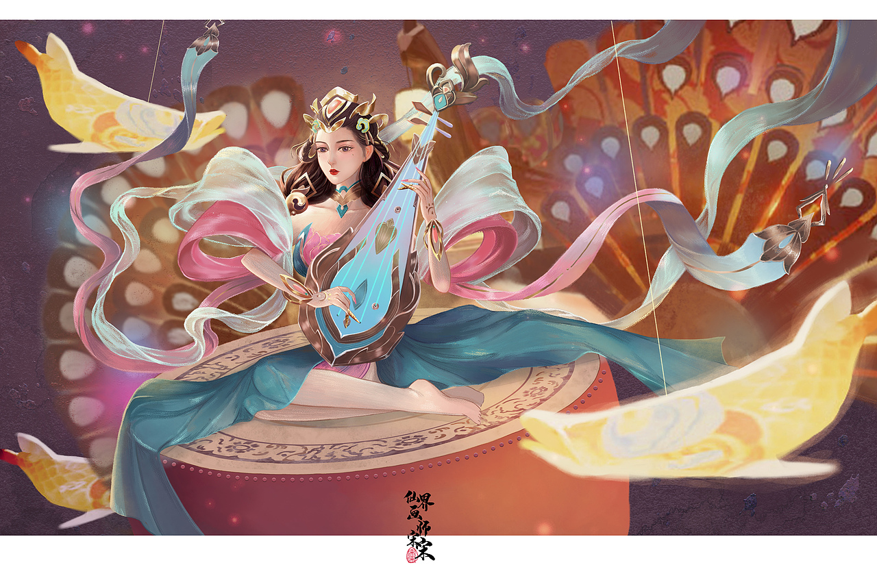 插画丨王者荣耀杨玉环