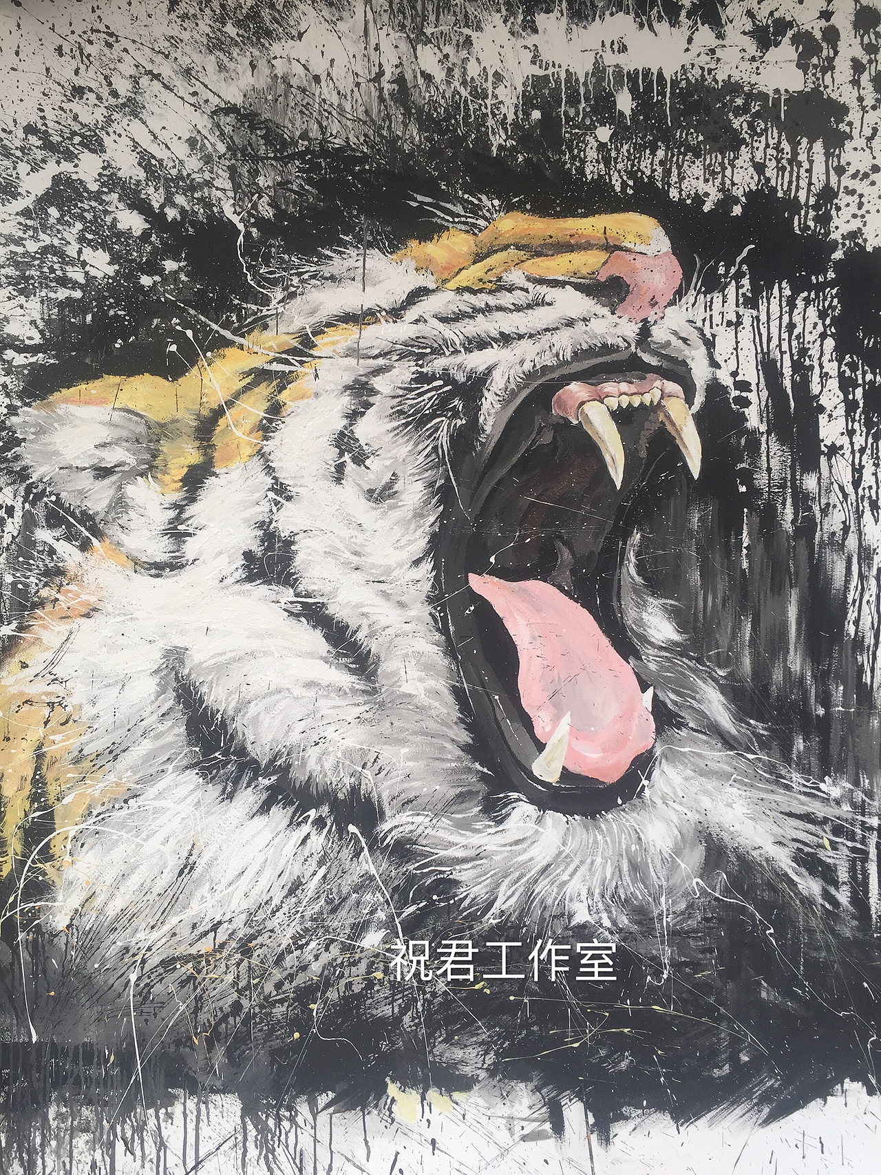 泼墨（图ZMTI2NDA5NjM2） - 新锐潮流插画 - 站酷设计师祝君工作室原创素材 - 站酷ZCOOL