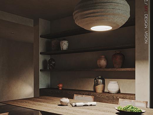 侘寂风客厅表现