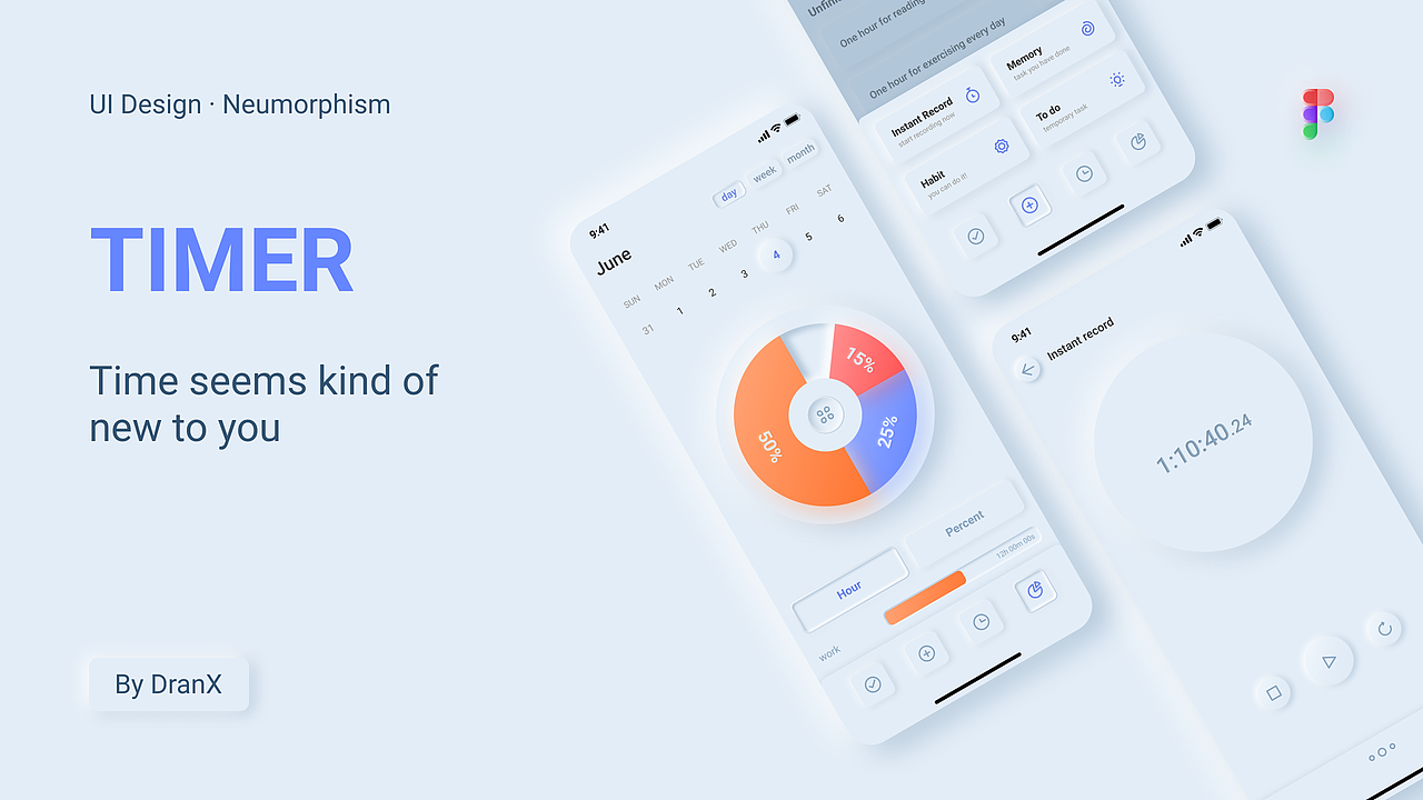 Timer的新拟态风格尝试