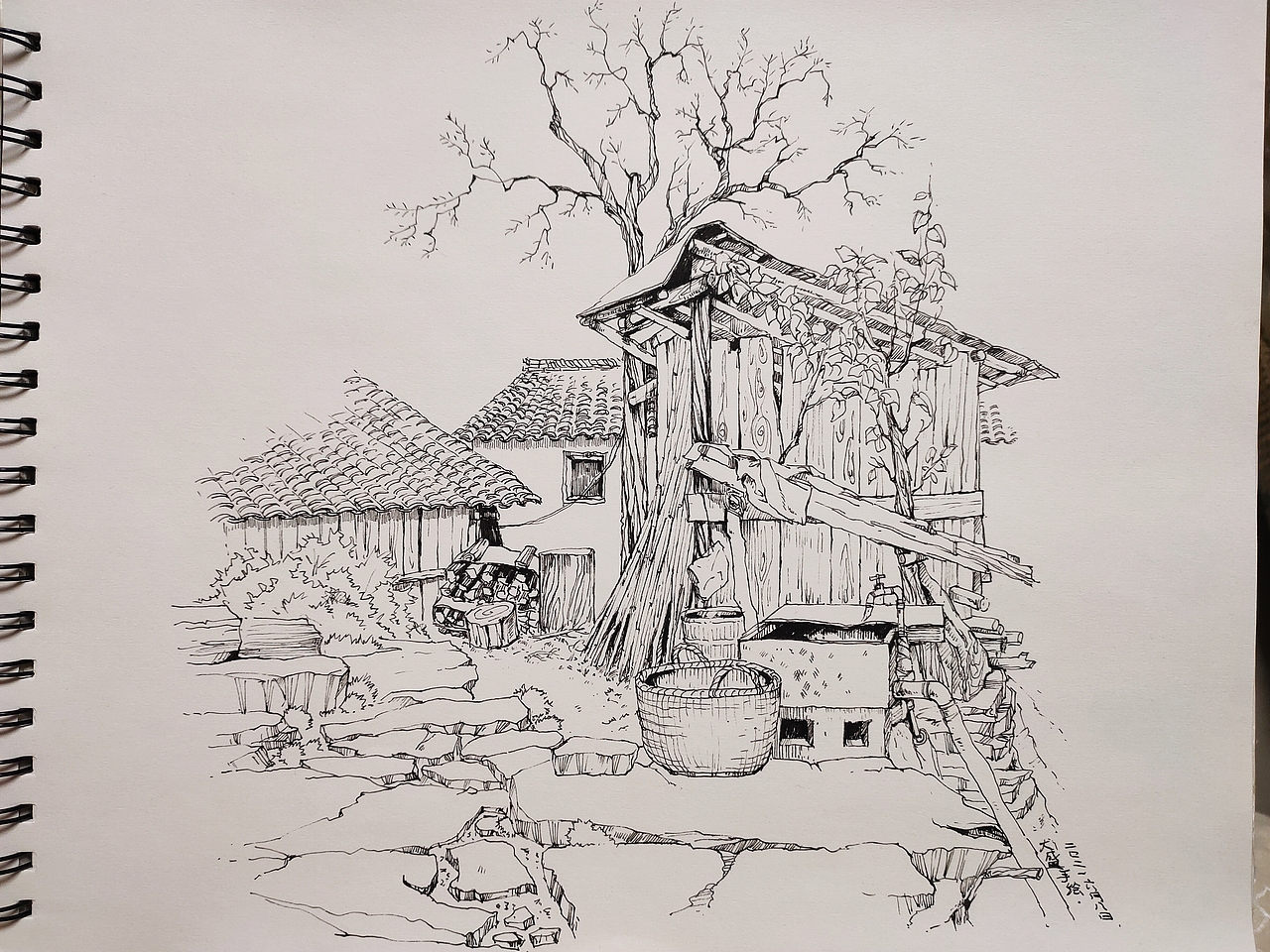 纯钢笔速写（图ZMjcwNDA2Mjg0） - 创作习作 - 站酷设计师旗开得盛原创素材 - 站酷ZCOOL