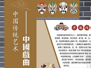 脸谱文化墙