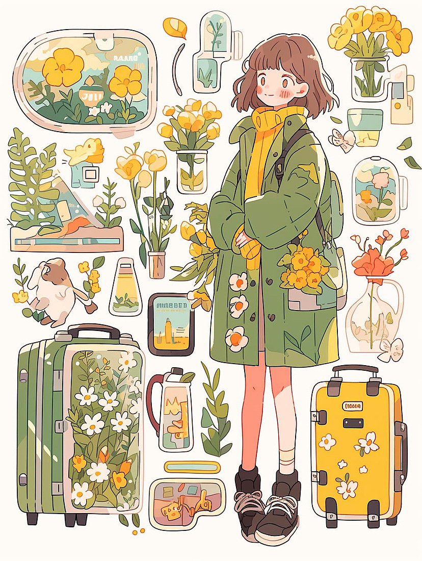 midjourney~贴纸（图ZMzUwMzA4OTcy） - 图案 - 站酷设计师quan123456原创素材 - 站酷ZCOOL