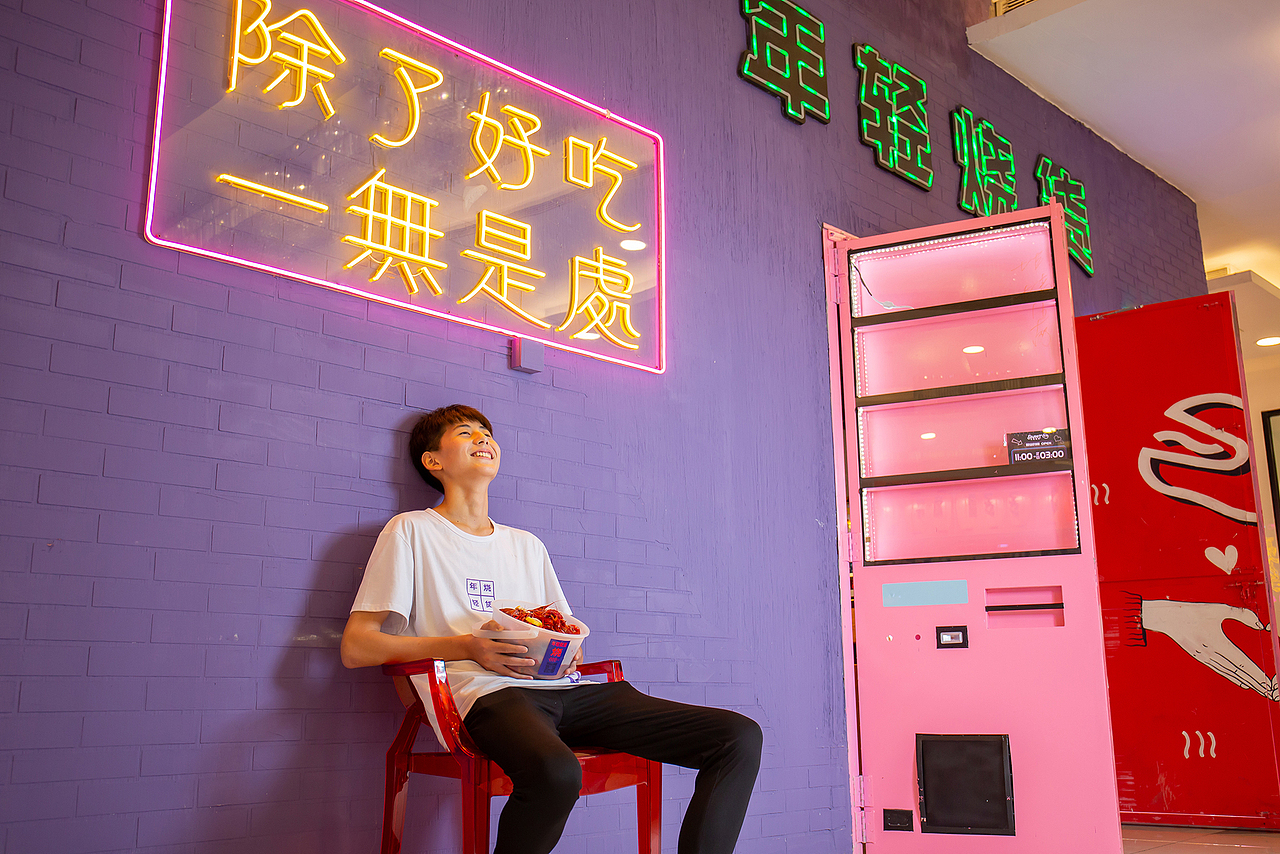 探店美食摄影|190708人像摄影店内摆拍
