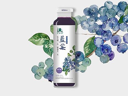 林海源蓝莓果汁品牌包装设计