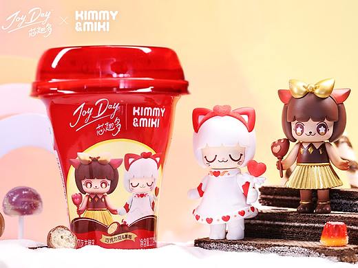 伊利JoyDay芯趣多×52TOYS Kimmy&Miki解锁盲盒新玩法!