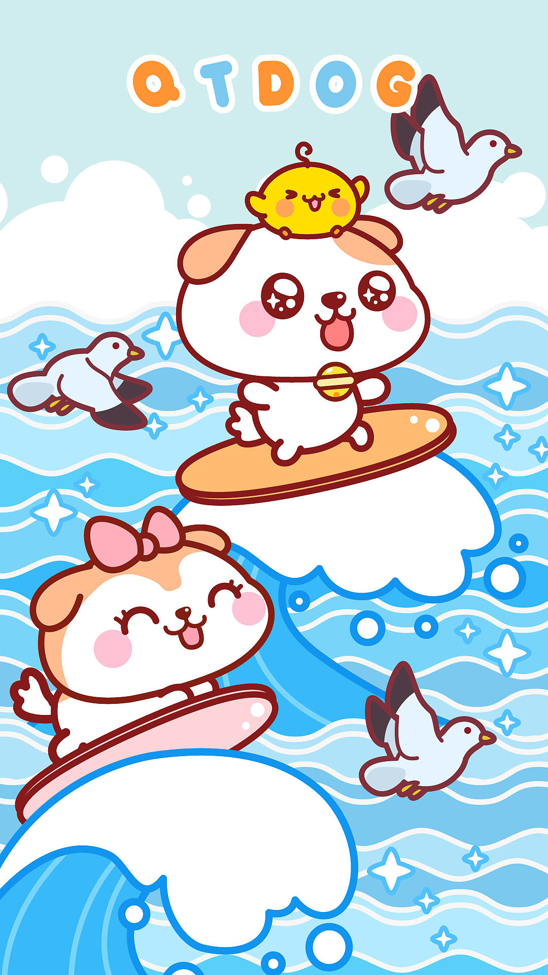 秋田君夏日插画