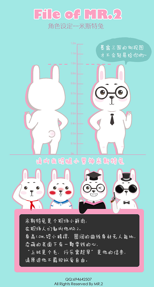 Hey,短腿男神米斯特兔~（图ZMjUxNDIwMTY=） - 网络表情 - 站酷设计师Mister2原创素材 - 站酷ZCOOL