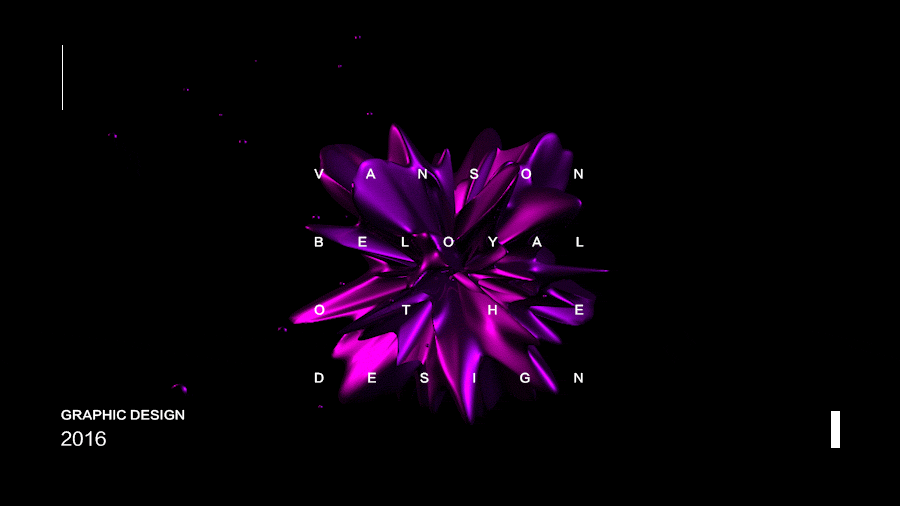 日常练习，C4D制作动态扭曲艺术体（图ZNTE3NTY5NDA=） - 其他平面 - 站酷设计师Vanson黄原创素材 - 站酷ZCOOL