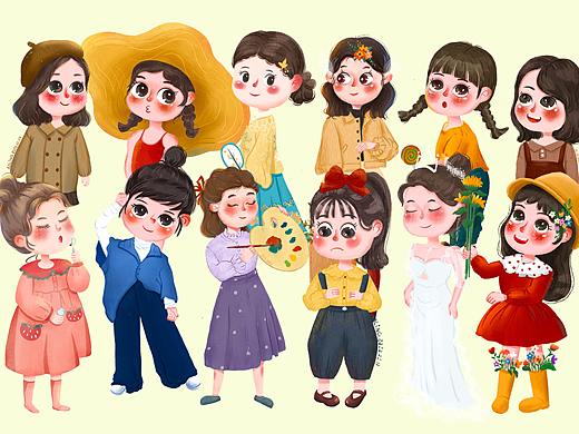 儿童插画人物合集