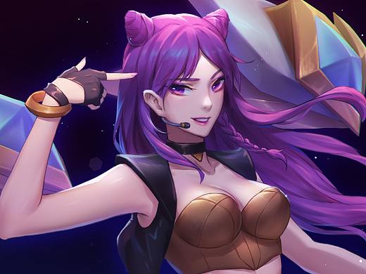 KDA卡莎（个人主页-ZNDA1MDU1MjQ=） - 创作习作 - 站酷设计师一颗柯子原创素材 - 站酷ZCOOL