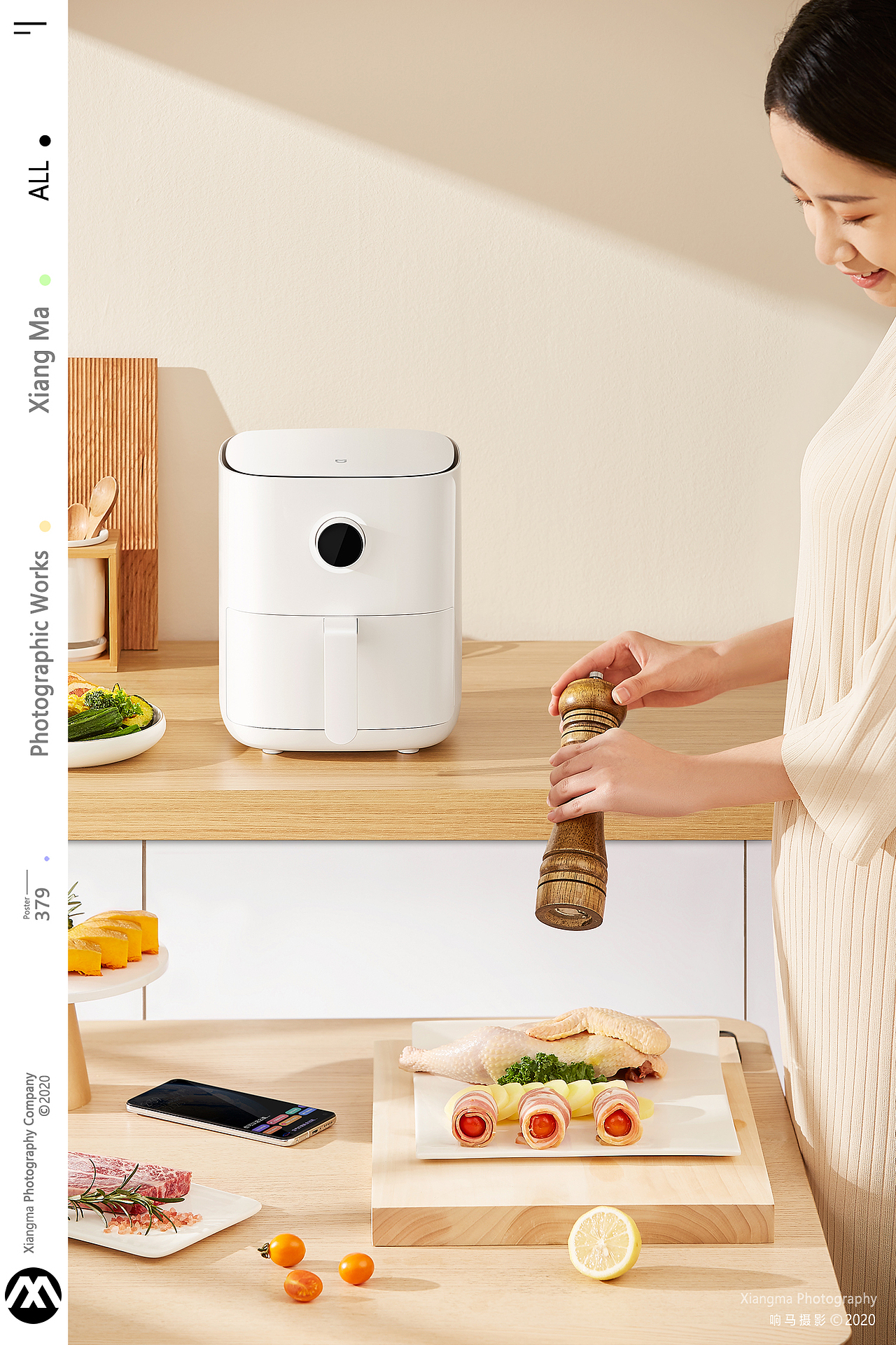 平面+视频 | 米家空气炸锅 | 响马摄影（图ZMjQ4NDEzMjQw） - 产品摄影 - 站酷设计师响马摄影原创素材 - 站酷ZCOOL