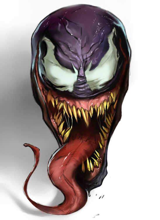 毒液也是我喜欢的蜘蛛侠家族的成员,就是想放一放自己画过的