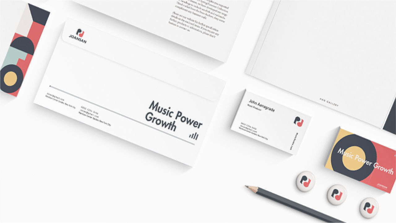 音乐工作室VI品牌设计 | JOANSON乔安生