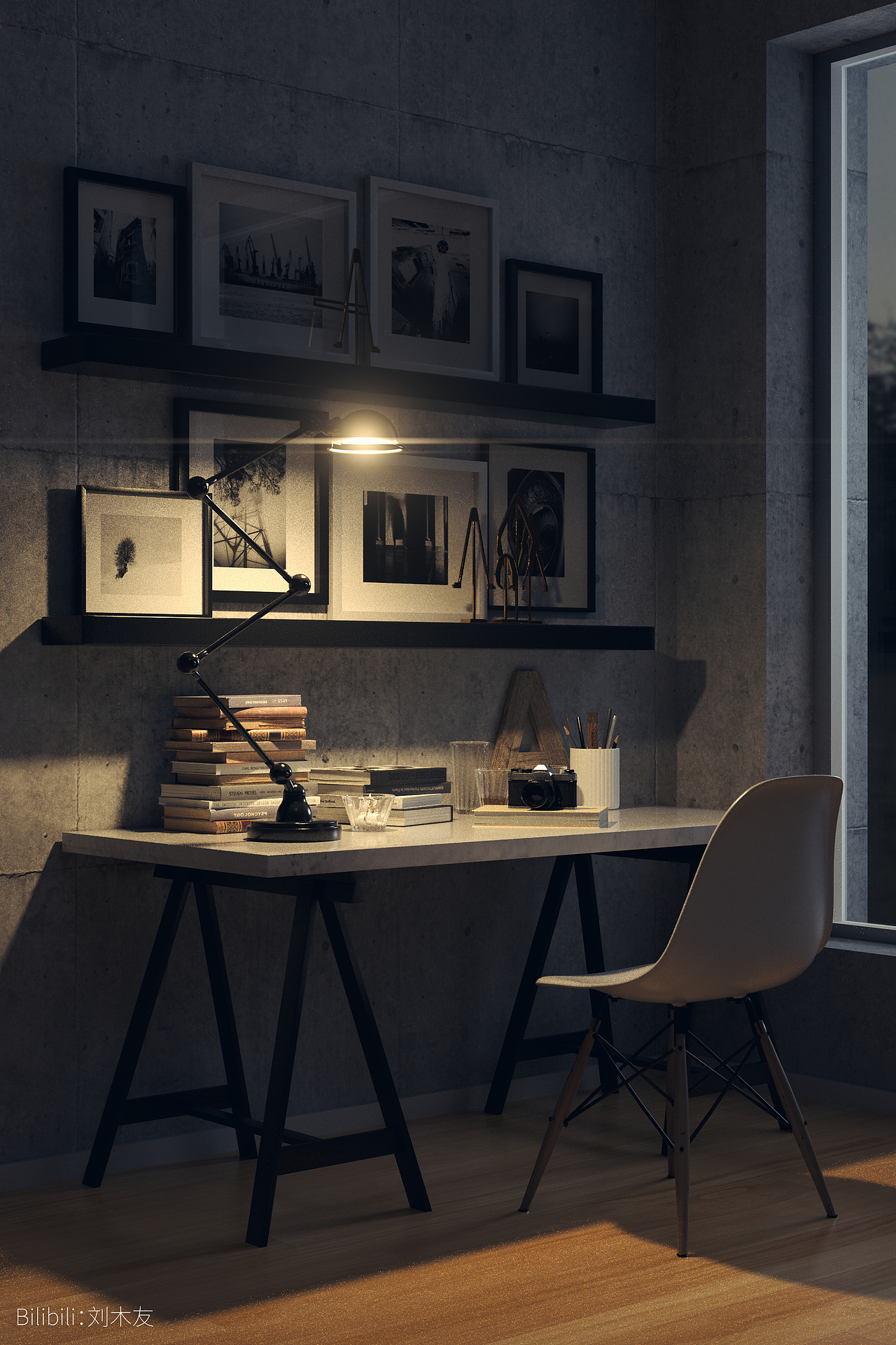 宾得 Pentax Spotmatic SP 场景渲染