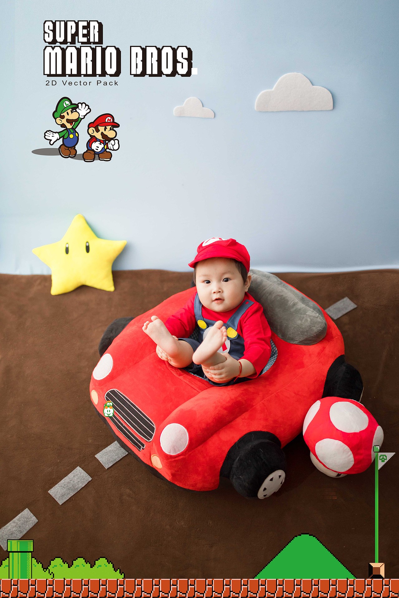 百天女孩场景服装