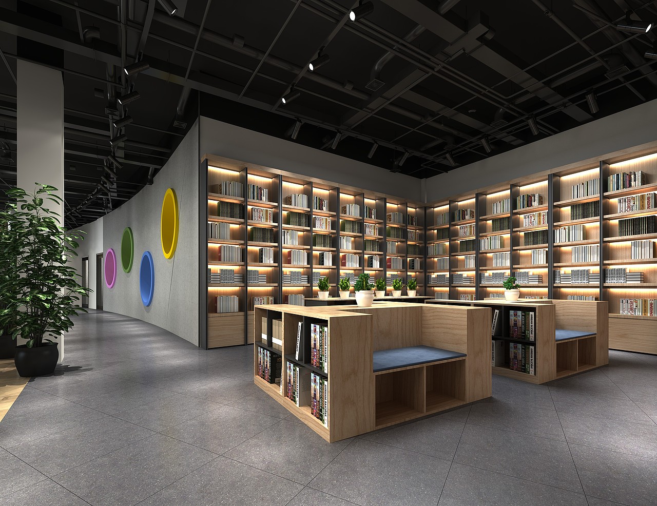 图书馆（图ZMjQ3ODIxNjYw） - 商业空间设计 - 站酷设计师Z49719002原创素材 - 站酷ZCOOL