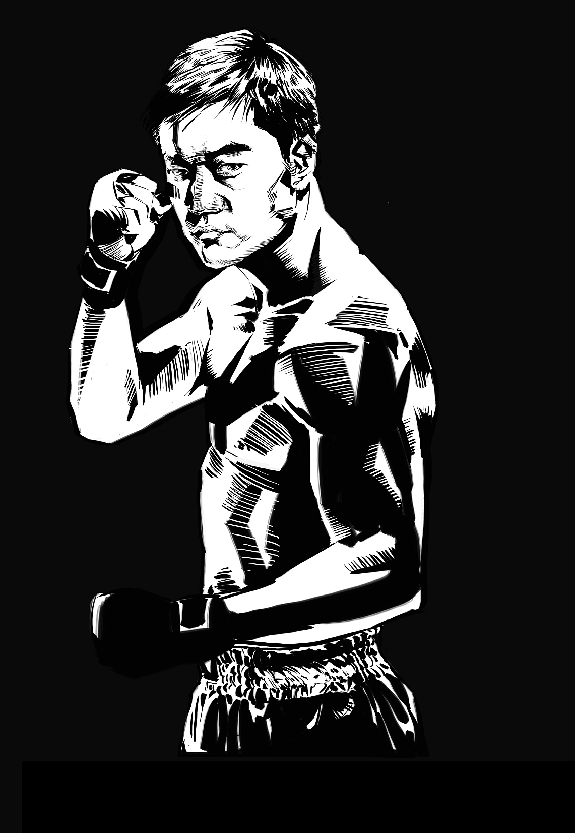 昆仑决 黑白插画（图ZNzcxOTQ0NDQ=） - 创作习作 - 站酷设计师插画师曹军兴原创素材 - 站酷ZCOOL