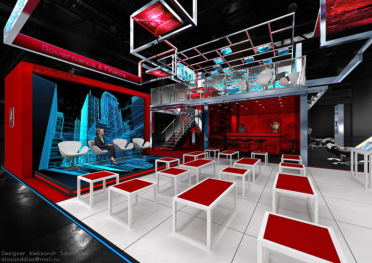 科技创意展会展位3d效果图设计（图ZMTgwMjYwNjQ0） - 其他三维 - 站酷设计师SHEJILION原创素材 - 站酷ZCOOL