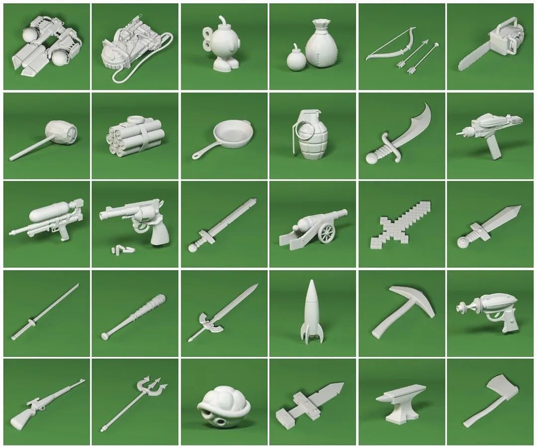 资源｜180个3D模型Happy Toolbox模型包V1（图ZMjAxMzQ2OTEy） - 其他三维 - 站酷设计师羊皮商人原创素材 - 站酷ZCOOL