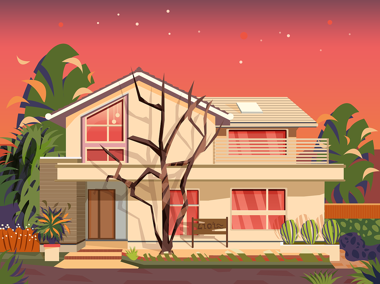 扁平插画（图ZMjE2NTA0OTky） - 商业插画 - 站酷设计师很厉害的修狗原创素材 - 站酷ZCOOL