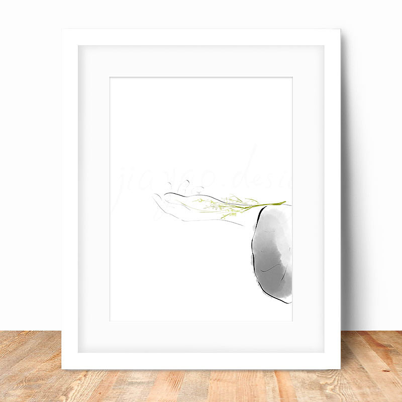 你家啥都不缺,只缺一幅手绘画