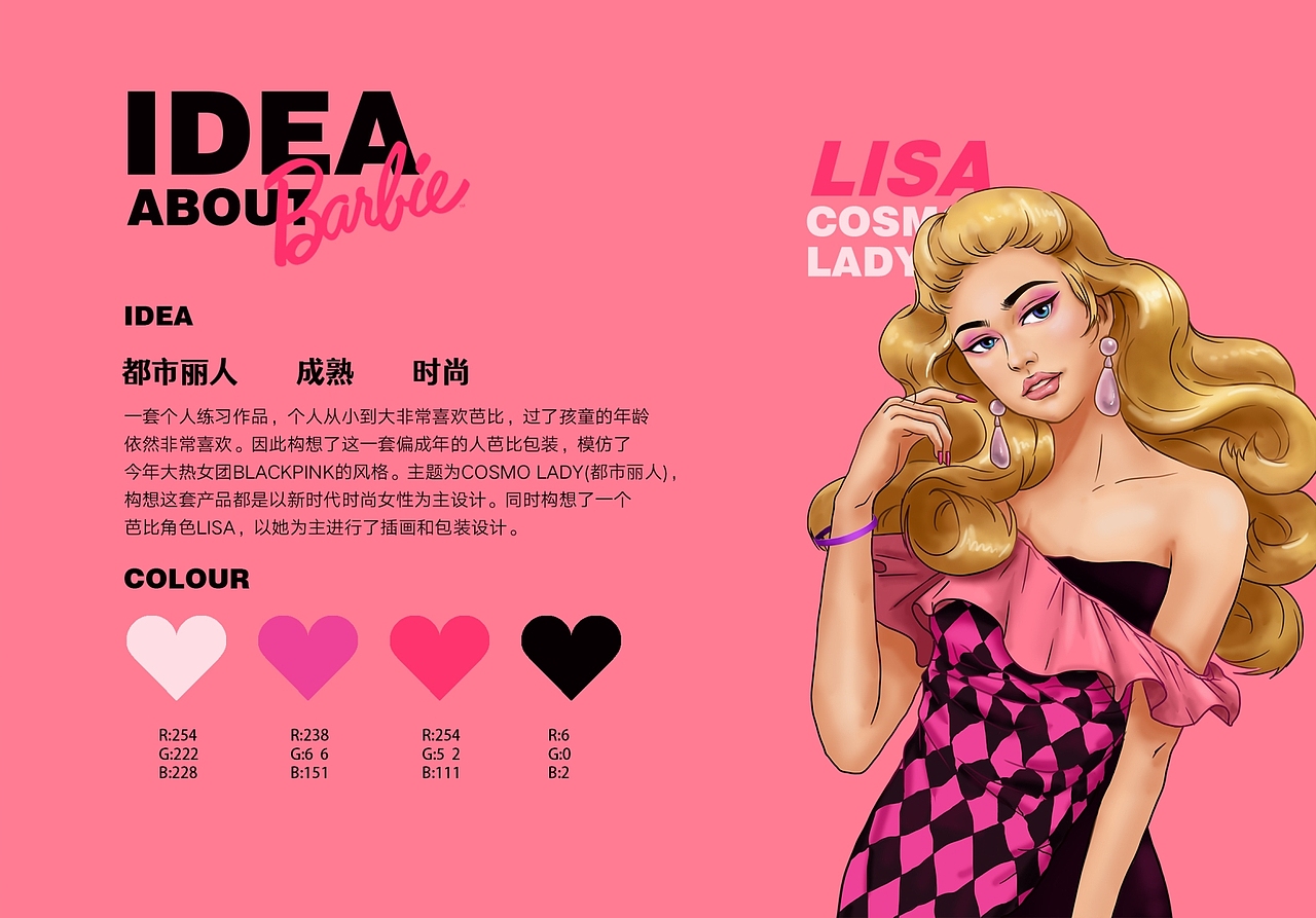 BARBIE-COSMO LADY芭比包装设计（图ZMjMyNjU3Mzc2） - 包装 - 站酷设计师Sickey547原创素材 - 站酷ZCOOL