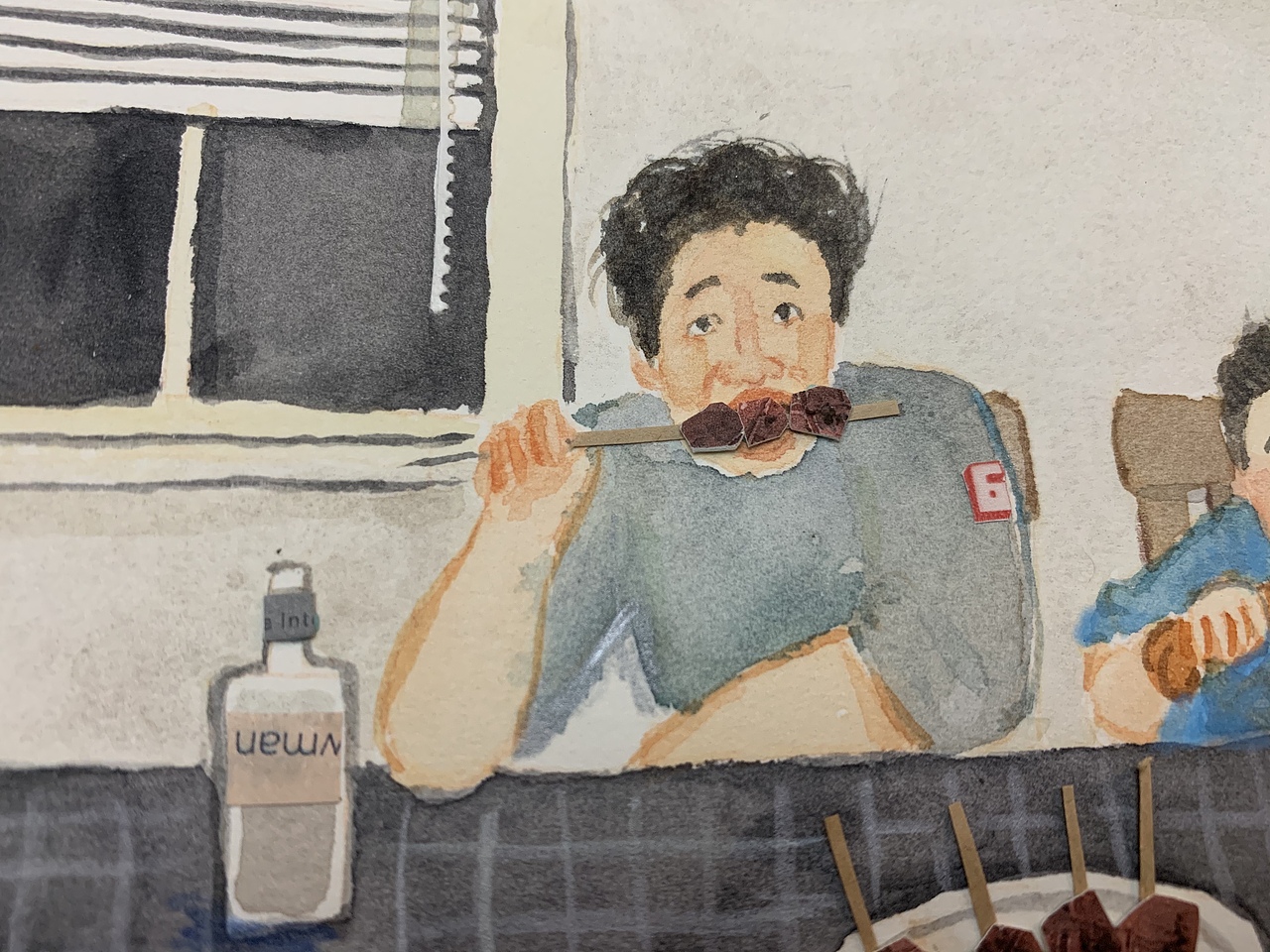 封印在家的烤羊肉