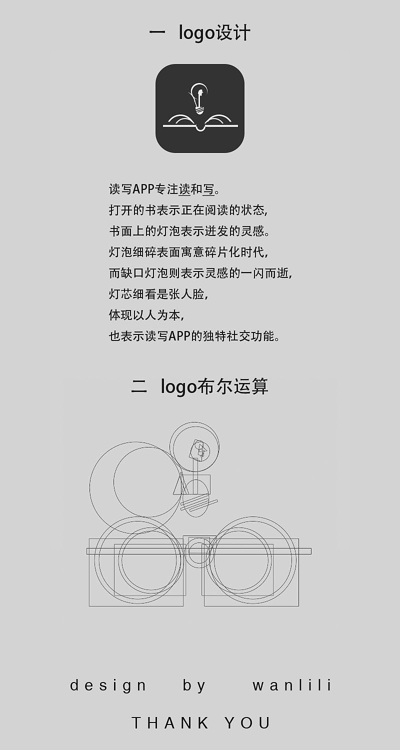 根据读写APP的产品特点做的logo设计。