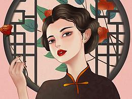 民国风插画